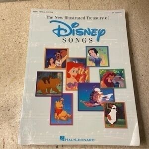 DISNEY songs sheet music book with a written introduction. Over 50 songs